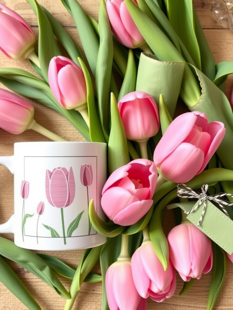 Pink Tulip Themed Gifts