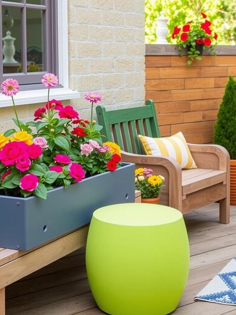 Planters with Seating