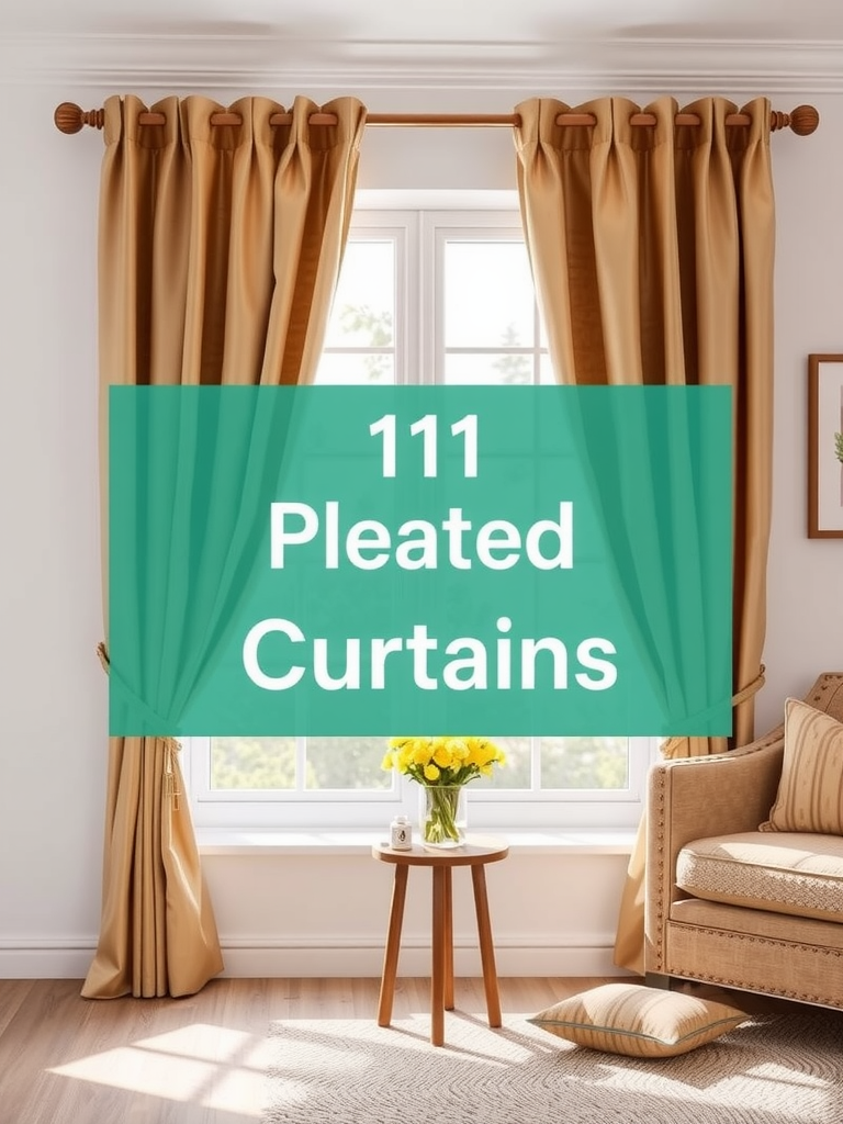 Pleated Curtains