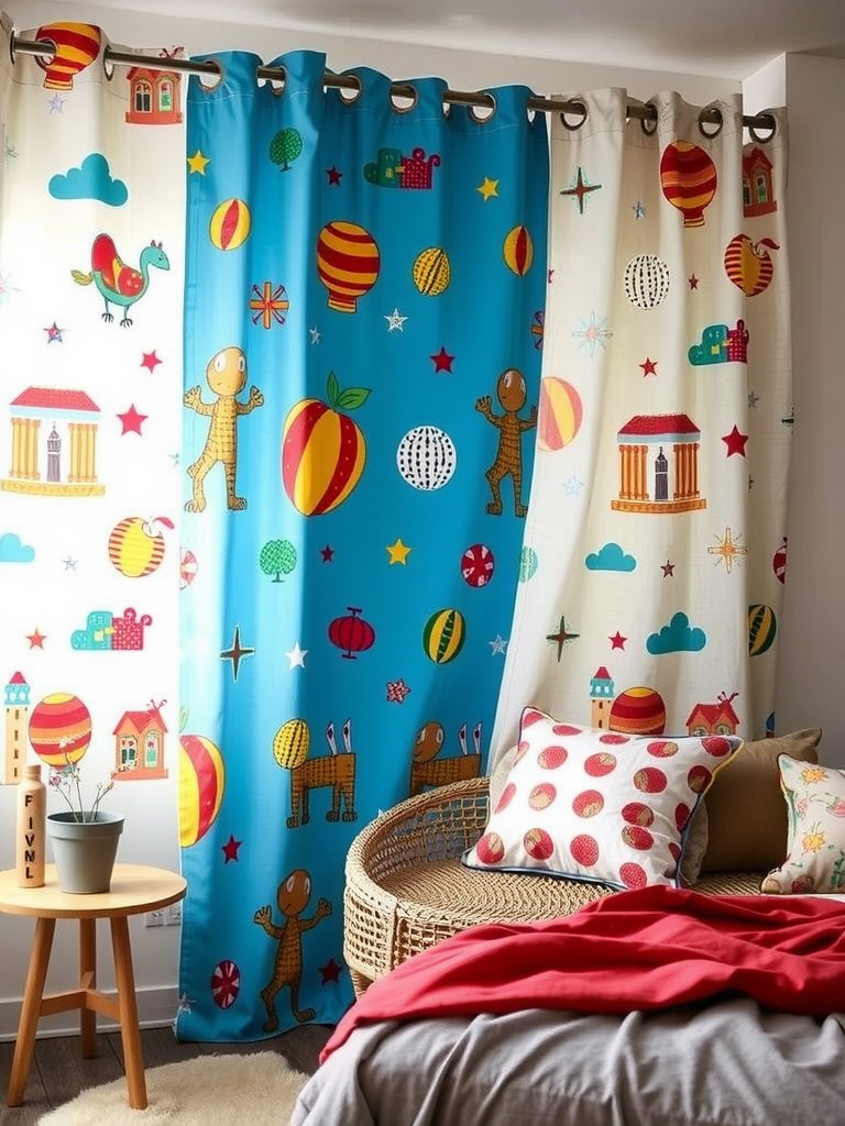 Printed Canvas Curtains