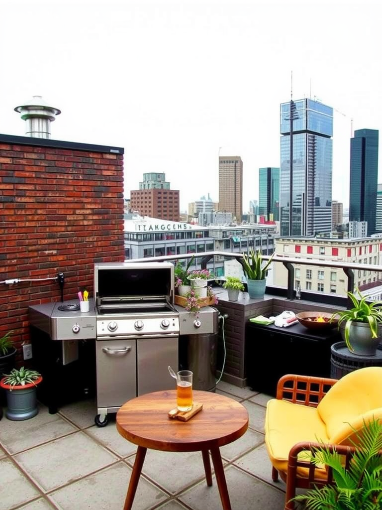 Rooftop BBQ Oasis