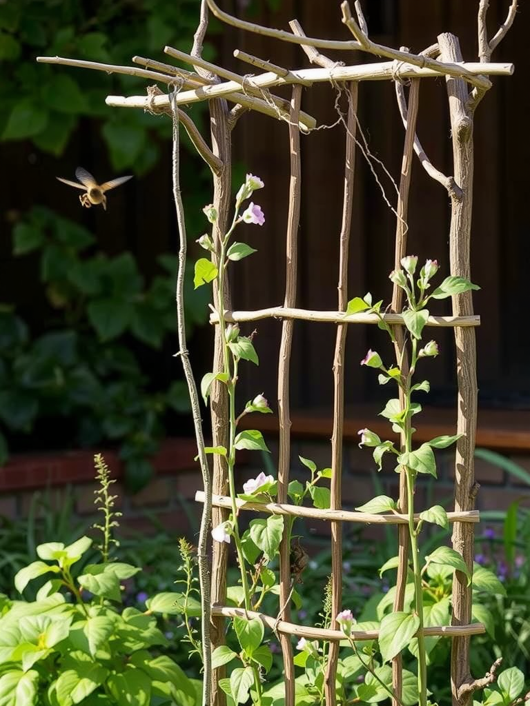 Rustic Branch Trellis