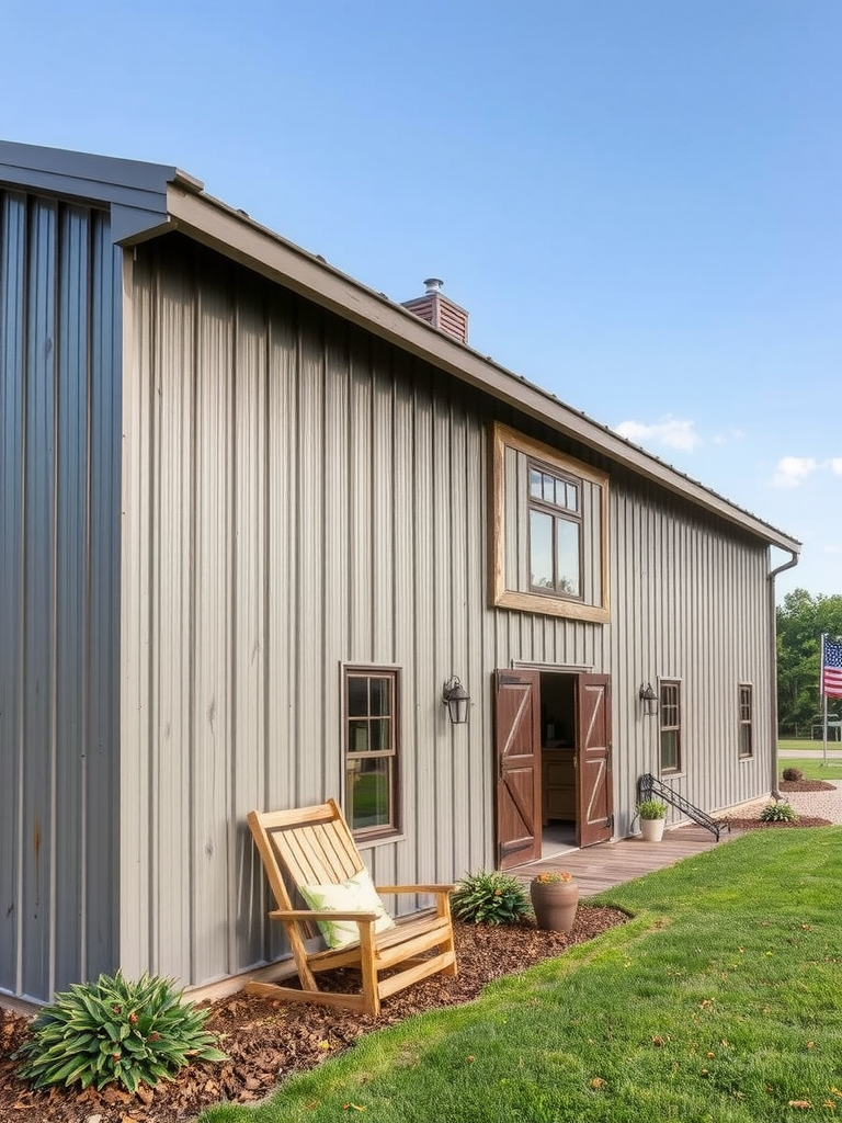 Rustic Metal Siding