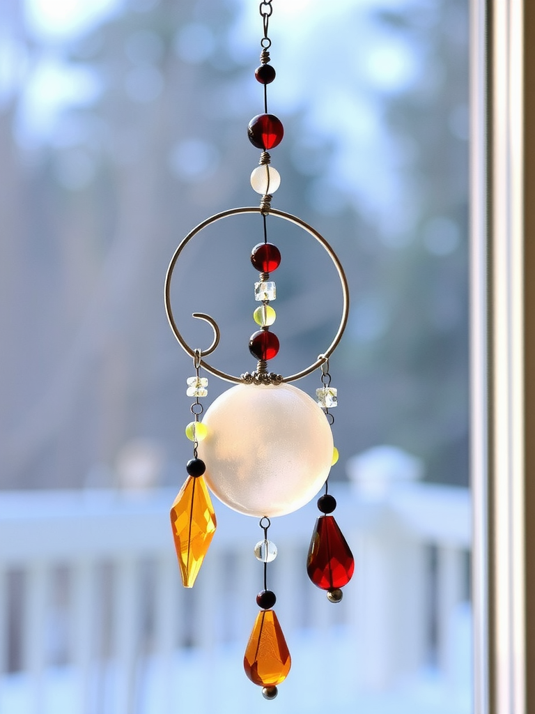 Seasonal Beaded Suncatcher