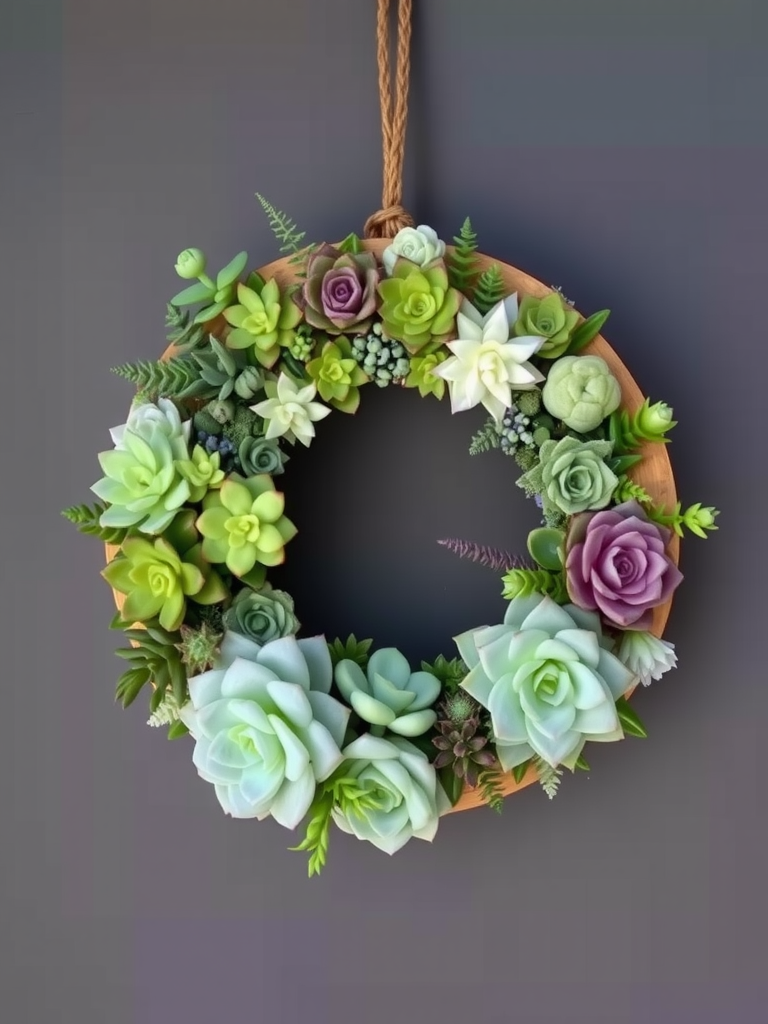 Succulent Wreath