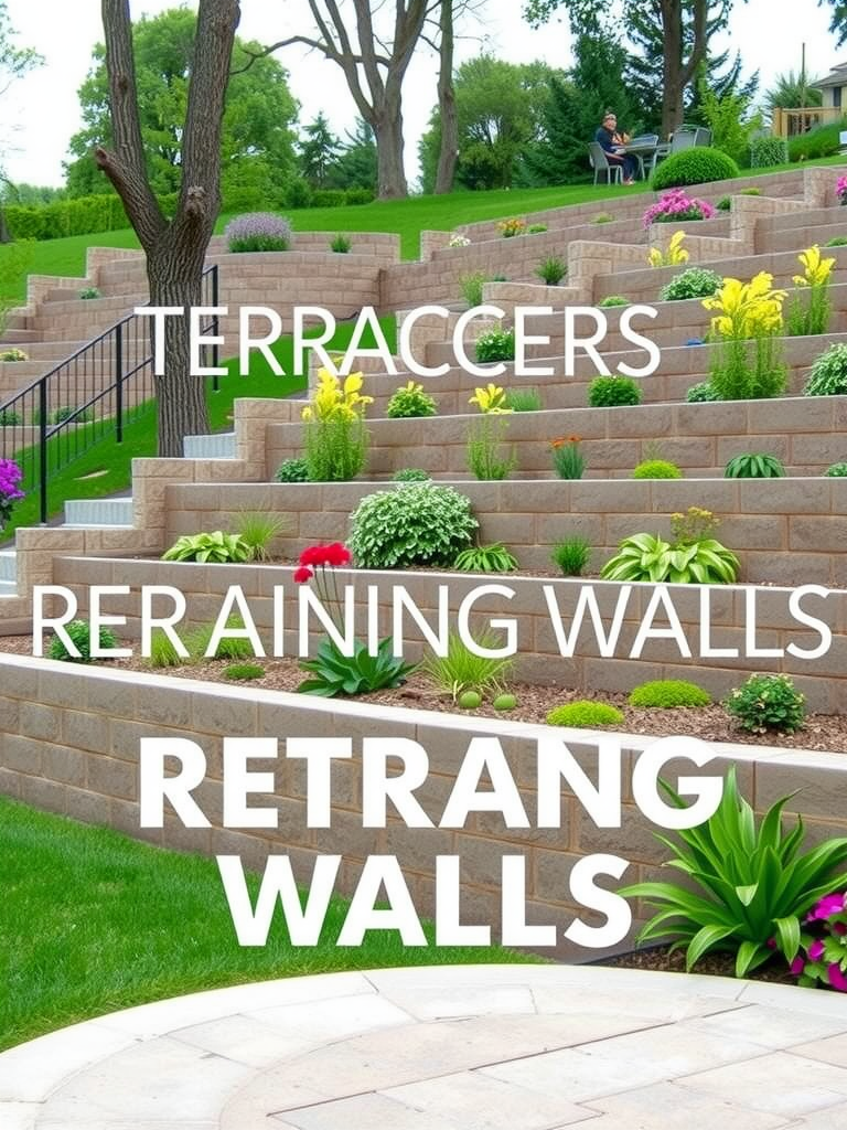 Terraced Retaining Walls