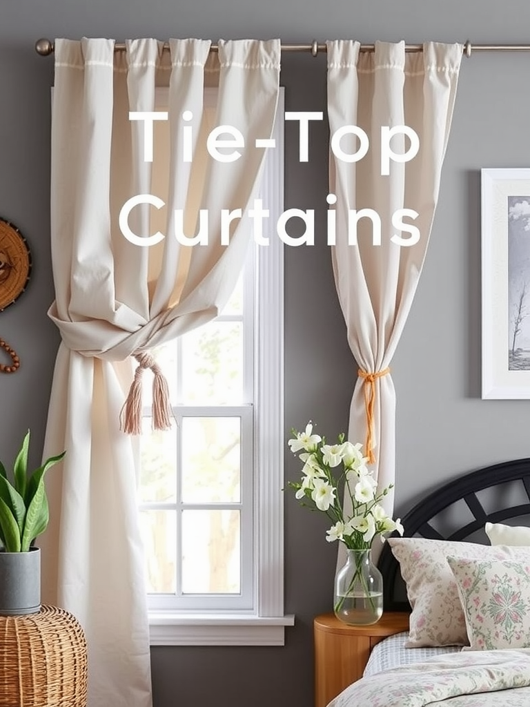 Tie-Top Curtains