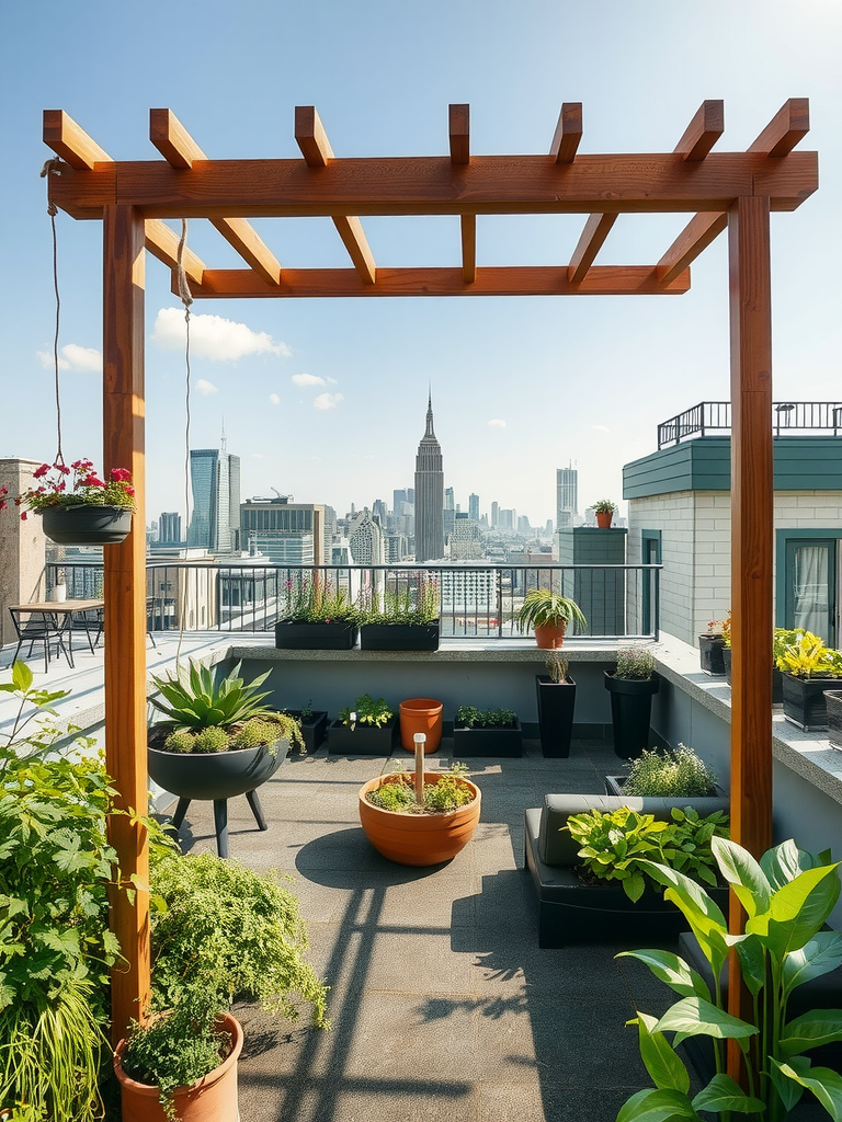 Urban Rooftop Garden