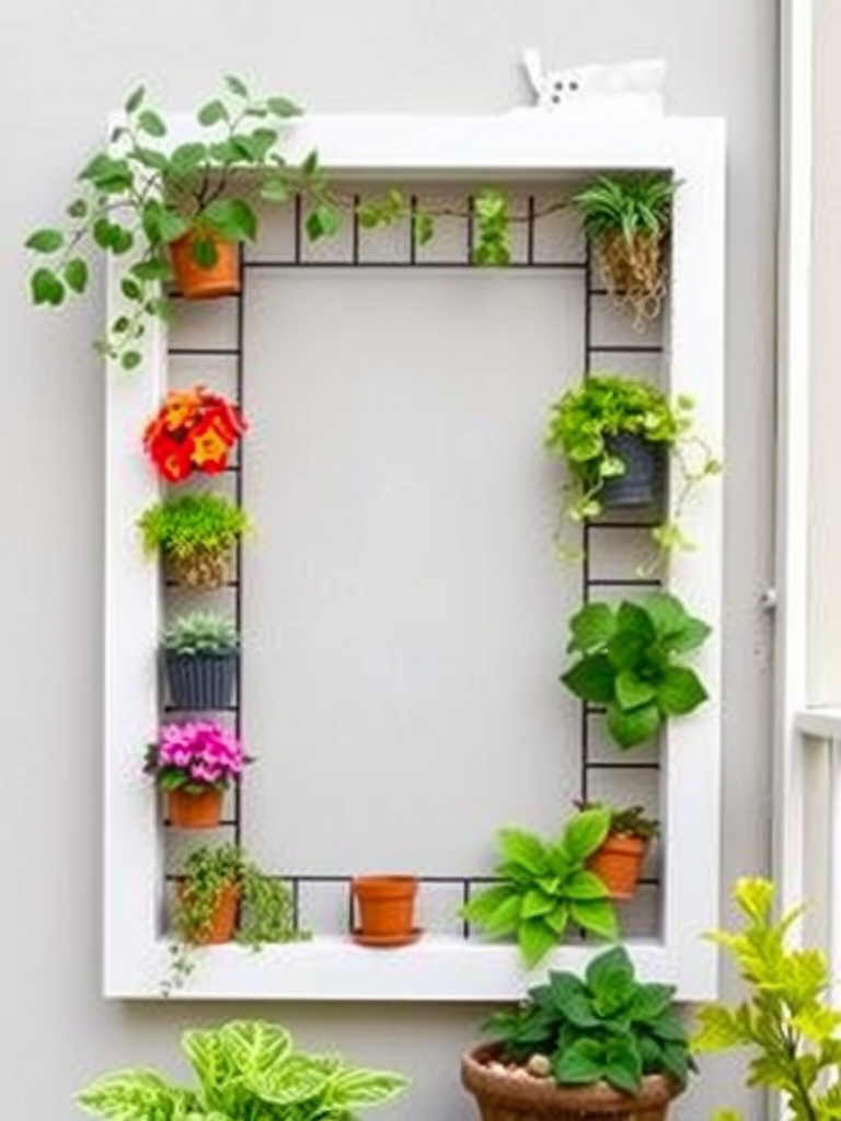 Vertical Garden in a Frame