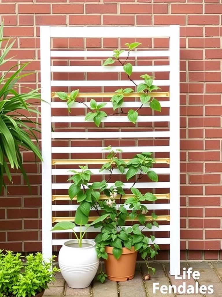 Vertical Slat Trellis