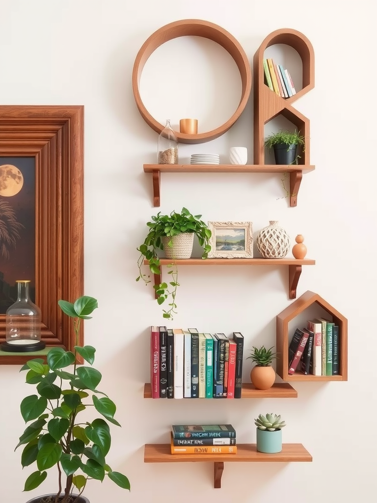 Wall-Mounted Shelves