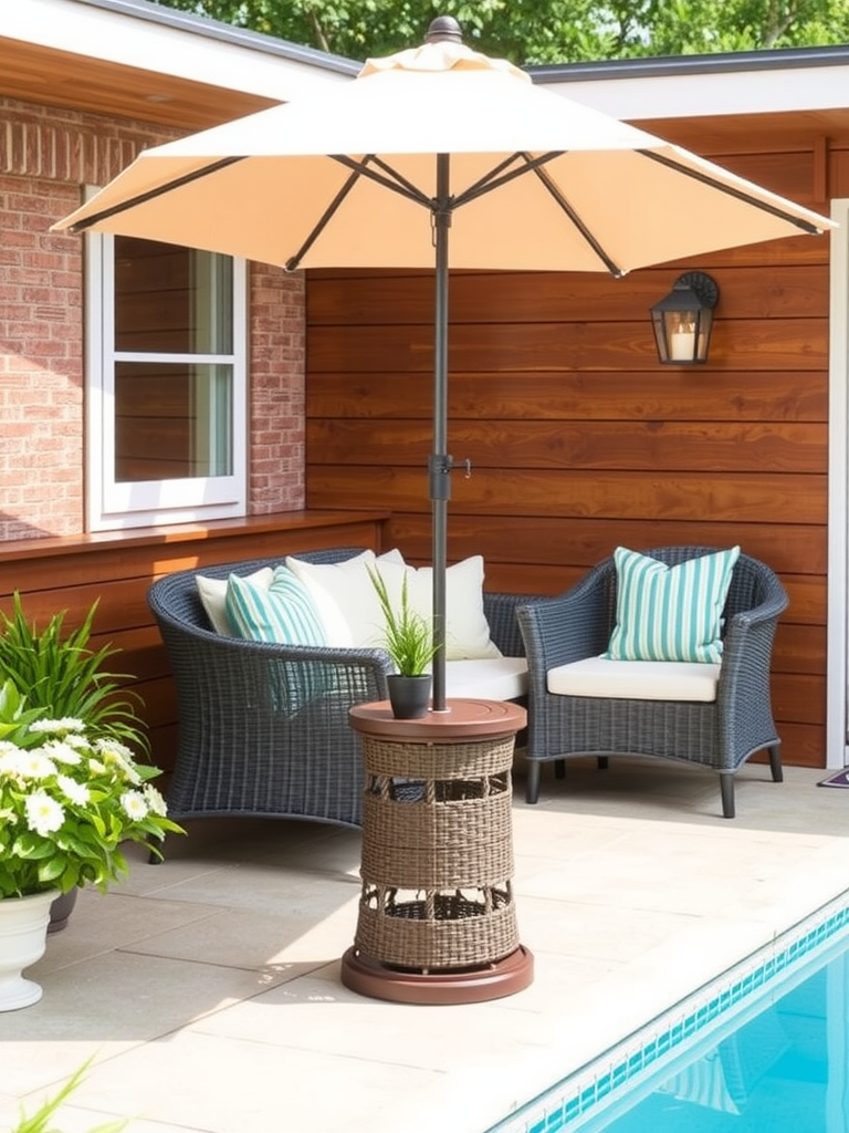 Wicker Umbrella Stand