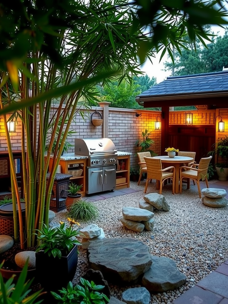 Zen Garden BBQ Space