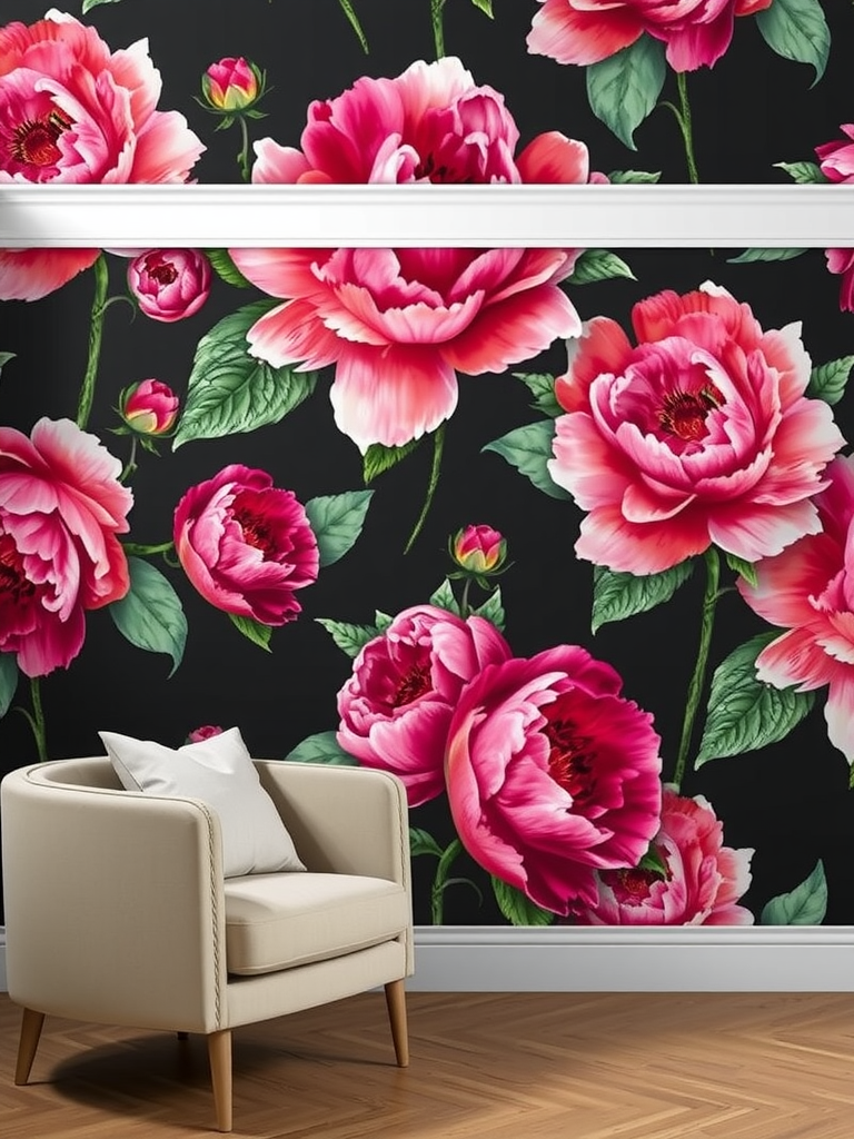 Bold and Vibrant Peonies