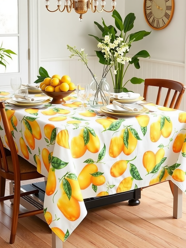 Citrus Tablecloths and Napkins