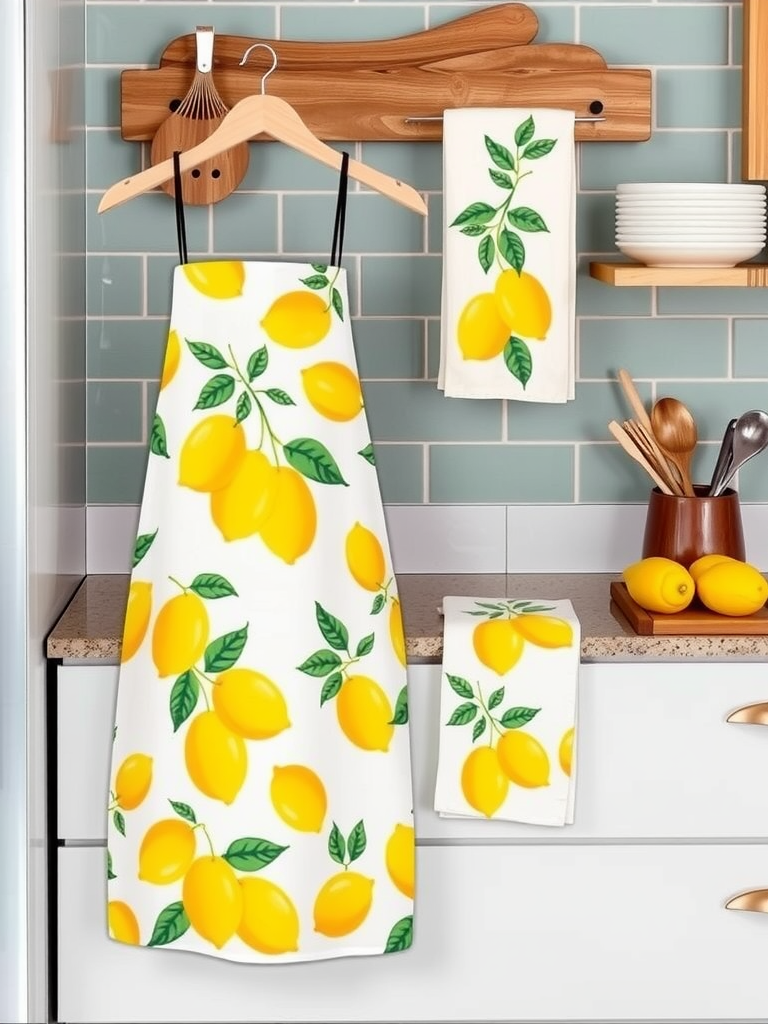 Lemon Aprons and Towels