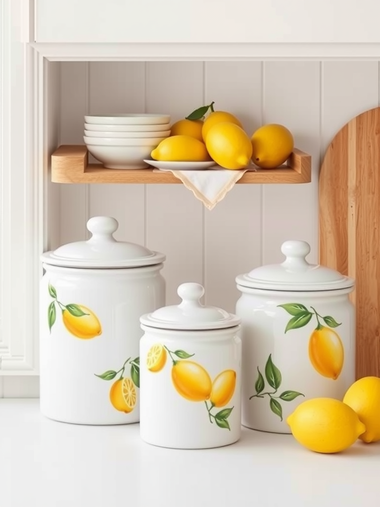 Lemon Canisters