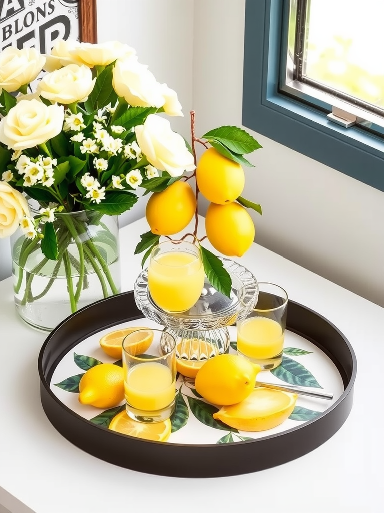 Lemon Decorative Trays