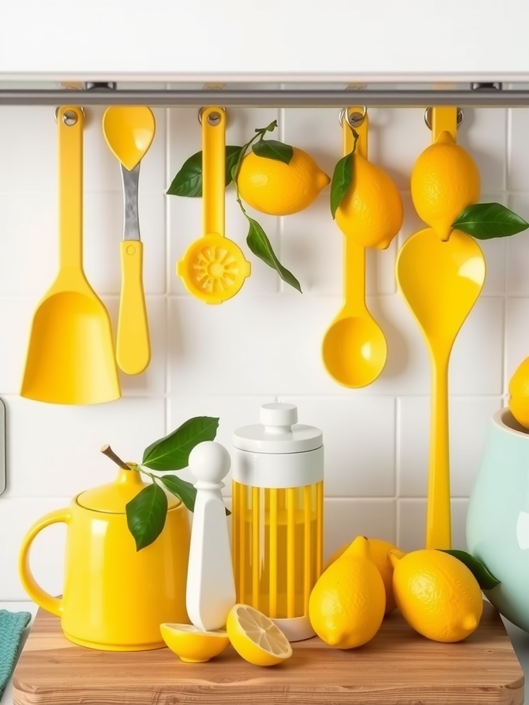 Lemon Kitchen Utensils