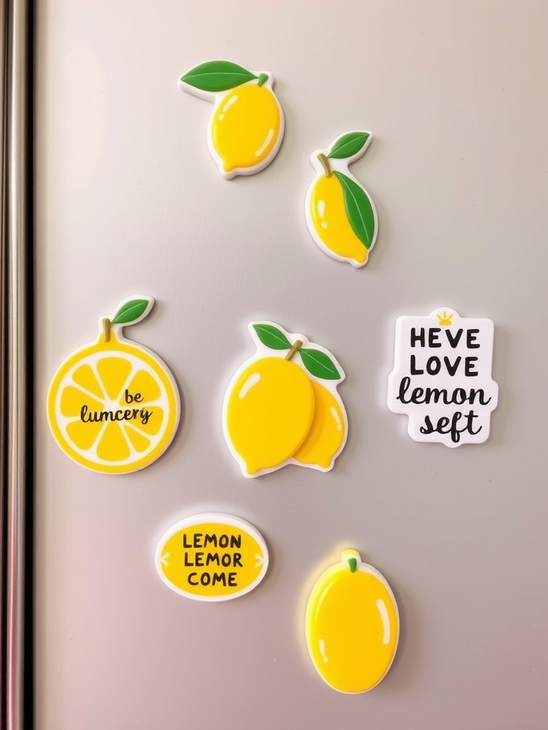 Lemon Refrigerator Magnets