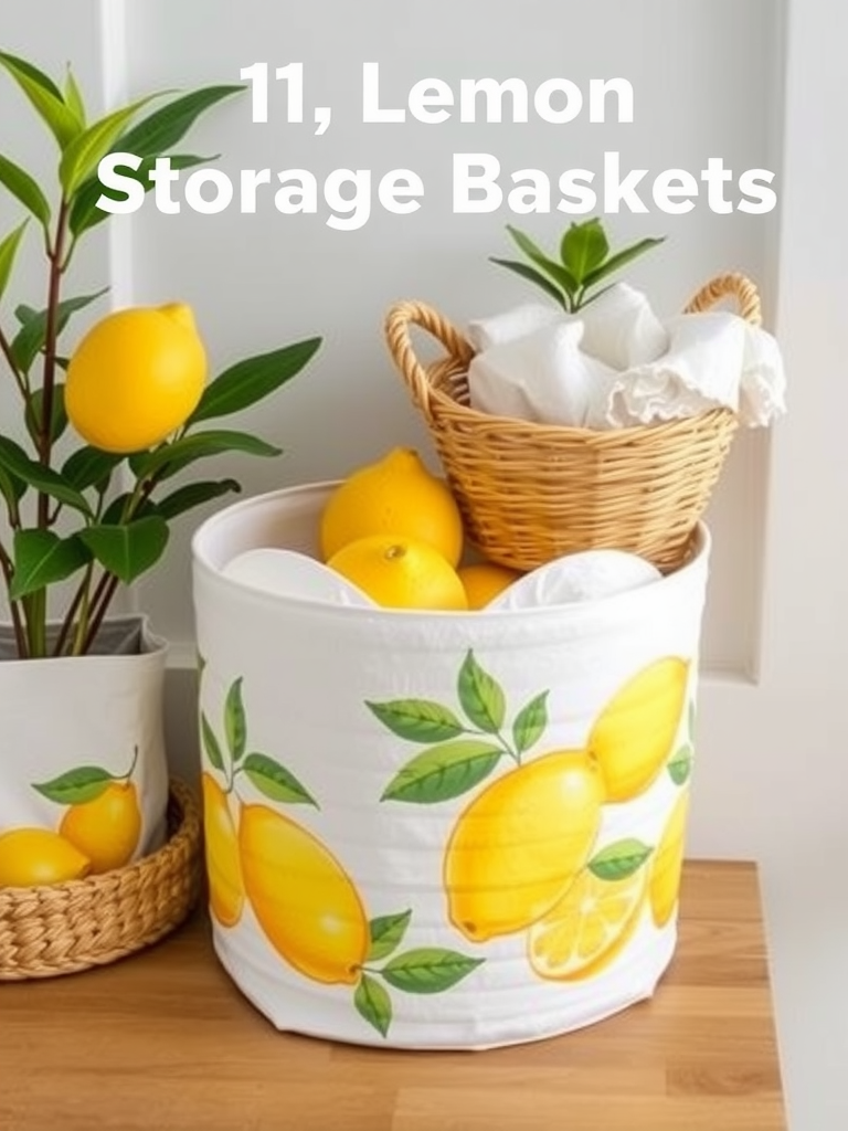 Lemon Storage Baskets