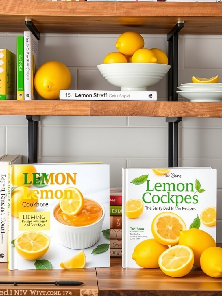 Lemon-Themed Cookbooks