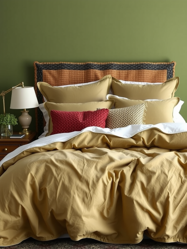 Olive Green Bedding