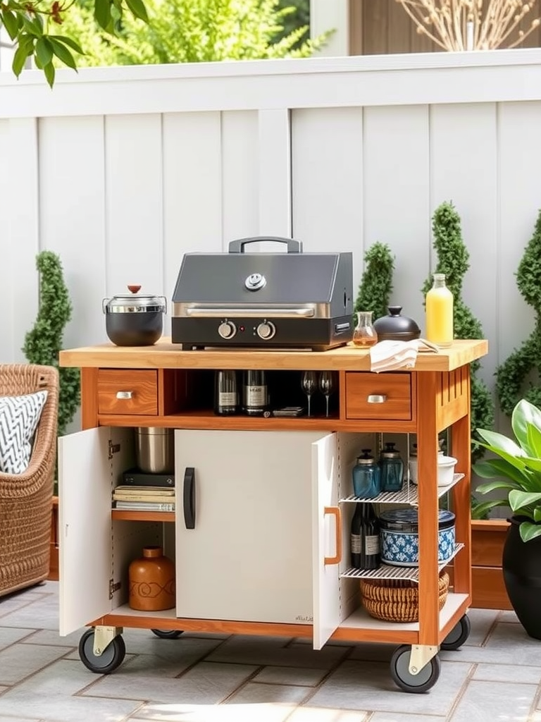 Outdoor Kitchen Cart