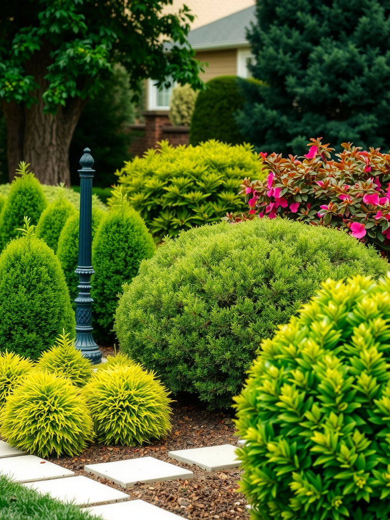 Pruned Shrubs