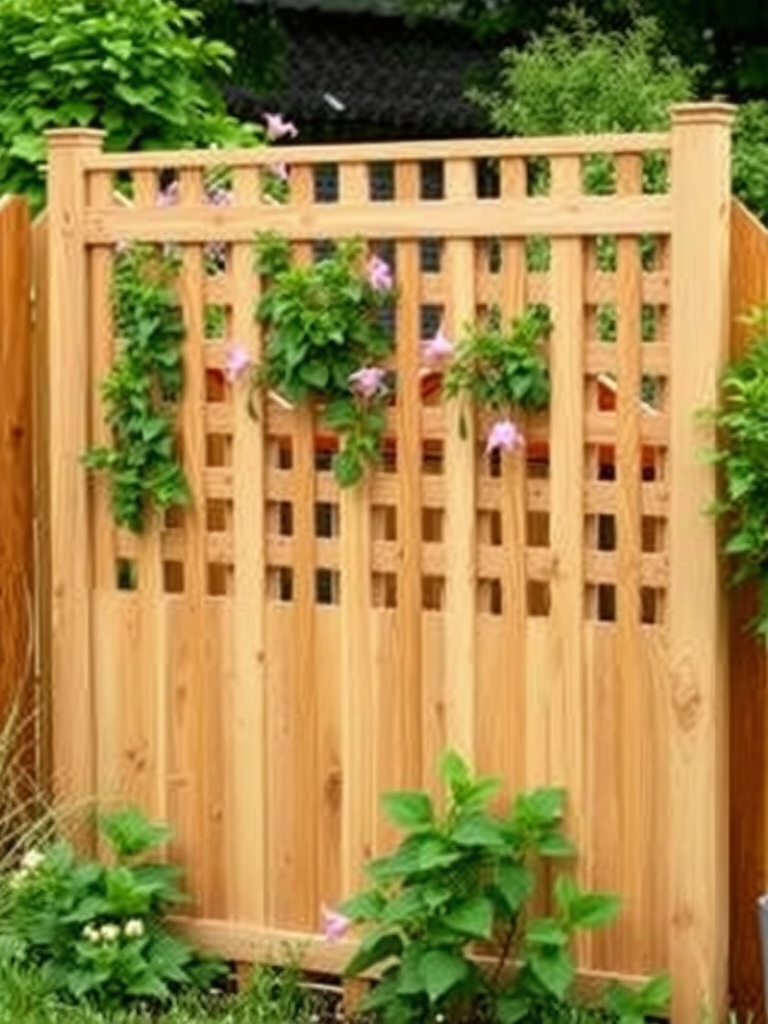 Wooden Trellis Panels