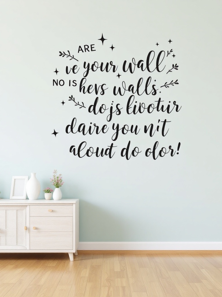Colorful wall decals featuring various designs that enhance decor without permanent alterations.