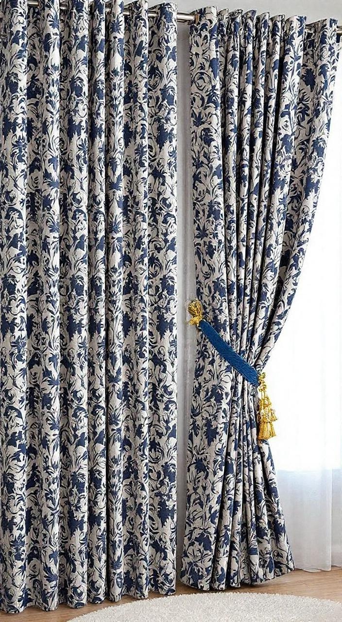 Custom curtains tailored to fit windows, showcasing unique fabrics and styles for personalized decor.