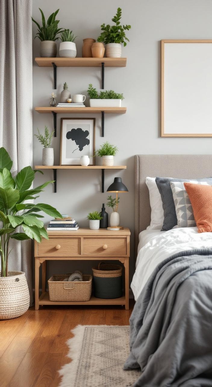 Clever storage solutions in rentals include bins, shelves, and under-bed options for a clutter-free space.